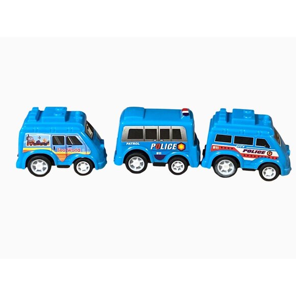 Bulk Colorful Vehicle Toy Custom Lot Police Patrol Cars Trucks Multi Color - Picture 9 of 9